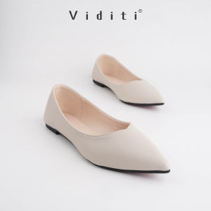 Viditi Myra Leather Flat Shoes // Sepatu Import Wanita // Lepes // Teplek // Kerja // Kuliah // Kantor