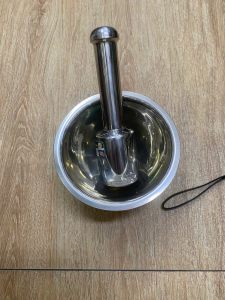 Bộ cối chày Inox 201 TITHAFAC Size số 2 đường kính 14cm.