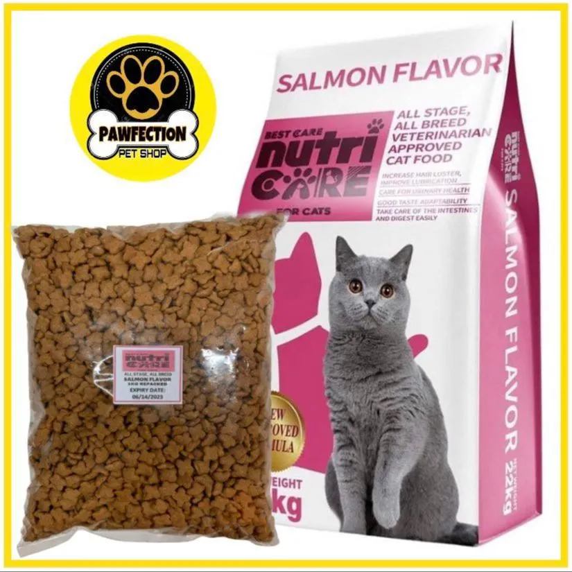 Nutricare cat food for all life stages SALMON FLAVOR 1 Kilo