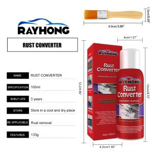 RAYHONG น้ำยาหยุดสนิม น้ำยาแปลงสนิม กันสนิม ป้องกันการกัดกร่อน น้ำยาล้างสนิมตัวแปลงสนิม 100ML