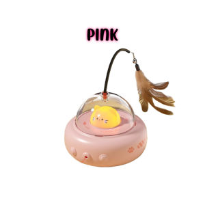 Cat Electric Toy 360 ° Rotating Cute Kitten Interactive Cat Teaser Point New Version