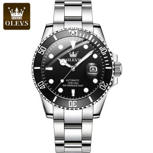 OLEVS Watch For Men Automatic Mechanical Fashion Watch Formal Stainless Steel Waterproof Wrist Man