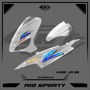 Striping Sticker Motor Mio Sporty/Mio Smile Bahan Transparan Variasi List ZR95