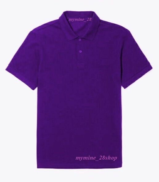 purple color polo t shirt