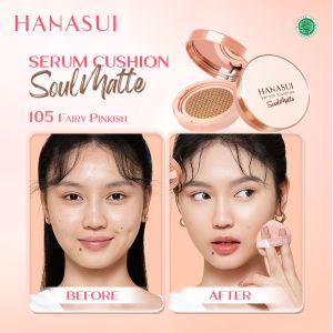 YUNA COSMETICS | SERUM CUSHION HANASUI SOULMATTE | Foundation | Flawless | Natural Dewy Finish | Perfect Coverage | BPOM
