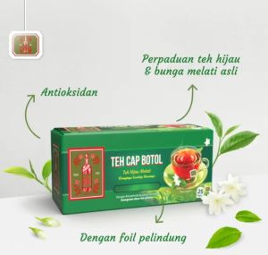Teh Cap Botol Celup isi 25 kantong