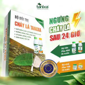 Bộ đôi trị ch.áy lá-nấm bệnh-nứt thân xì mủ-vàng láthối rễ-thối trái-400l nước