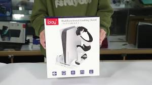 PS5 Multifunctional Cooling Base for Console PSVR2 Handle Charging Base Helmet Storage Rack Game Disc Holder