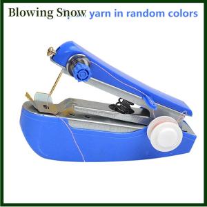 Blowing 1 Set Mini Sewing Machine Fast Stitch Labor-saving Fabric Clothes Sewing Tools Handheld Portable Mini Manual Sewing Machine