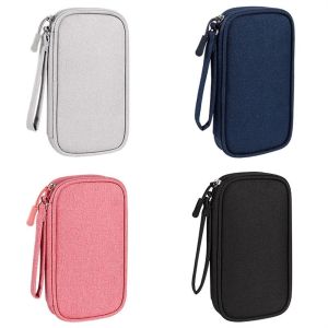 SKJK Waterproof Multi-Function Headphone USB Gadgets Protection Earphone Phone Case Organziers Bag Cables Wires Bag Data Cable Case Cable Organizer Bag Electronic Storage Bag