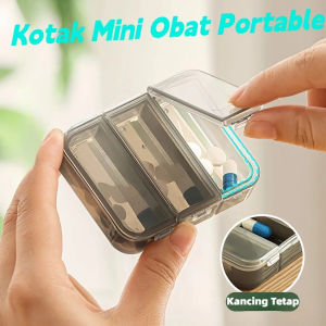 Penyimpanan Pil Portable Multifungsi Luar Ruangan Kotak Penyimpanan