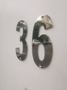 3 Inches - House Number - House Letter Sign - Signage - Address - Mailbox - Stainless Steel - Outdoor - Premium Quality