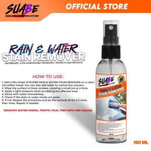 SUABE Rain Stain Cleaner for Auto and Home for a Streak-Free Shine Deep Cleaning Action Glass Cleaner