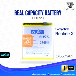 WIXEL Baterai BLP723 Realme X Double Power Real Capacity Original Ori Dual BLP 723 Batre Batrai Battery