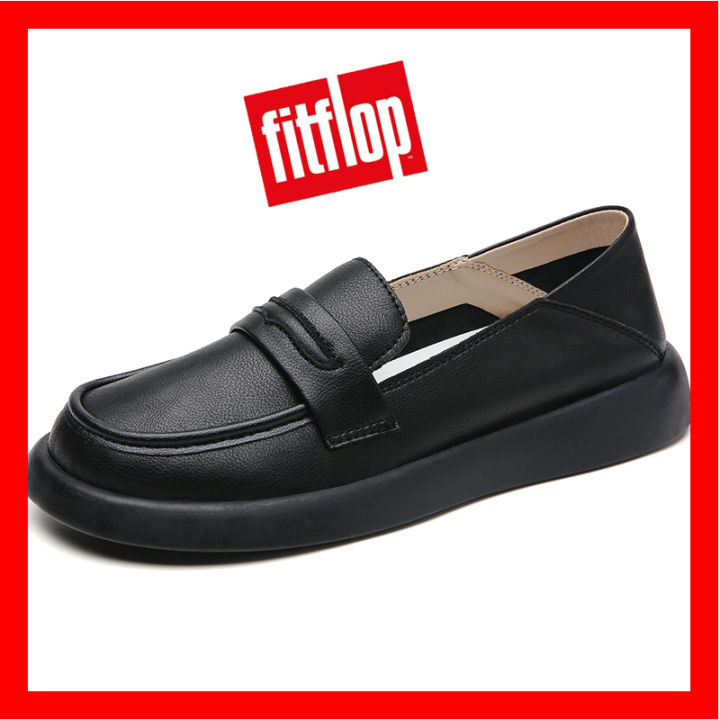 FitFlop Lulu Shoes for Women Leather Fashion Loafers - Main Image