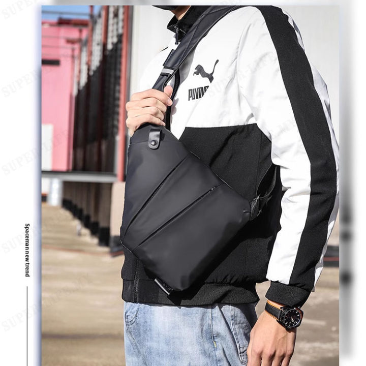 Sling Bag Crossbody Lightweight Chest Shoulder Bag Slim Multipurpose ...