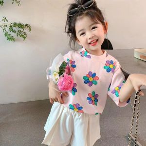 BOBOHO - ATASAN ANAK PEREMPUAN GAYA KASUAL / KAOS ANAK CEWEK LENGAN PENDEK BERMOTIF