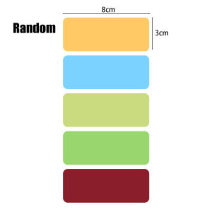 \ud83d\udd2550PCS Magnetic Dry Erase Label Card Name Plate Tags Reusable Stickers School Office for Whiteboards Refrigerator Color Sticker