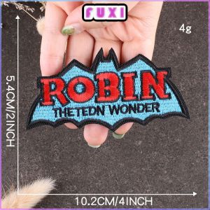 Clown Batman Patch Horror Element Anime Clothing Accessories Luggage Accessories round Badge Embroidered Cloth Stickers