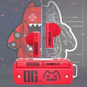 ZOMBIESCAT B8 Tai nghe gắn tai không dây enc khử tiếng ồn Bluetooth 5.4 headphone với mics HD cuộc gọi TWS trong tai headpones