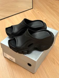 [Free Shipping] Spring/Summer High-Heeled Slip-On Sandals 2026 New Style Same As The Popular Ones On Xiaohongshu Trendy Wedge-Heeled Slippers Non-Slip Fashionable EVA Slippers