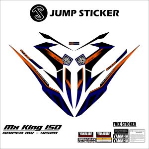 Stiker striping mx king 150 grafis variasi 003