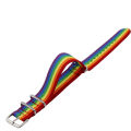 Dây đồng hồ Nato màu sắc cầu vòng độc lạ chất liệu nylon. 