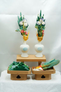 [ Woosilver ] Set Decor Mini Truyền Thống – Bình Hoa & Khay -Secondhand – BB110