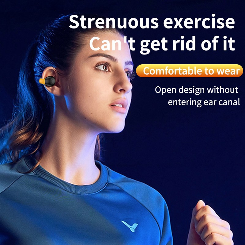 TWS R18 Bluetooth Earphones Wireless Bluetooth Headset Noise Cancelling Headsets with Microphone Headphones_voghion.com