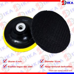 PAD AMPLAS / DUDUKAN / TATAKAN / RUBBER PAD / VELCRO GERINDA TANGAN
