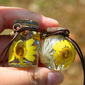 2 Pieces Epoxy Resin Silicone Mold Small Bottle Storage Box Mold for DIY Home Decoration Pendant Making