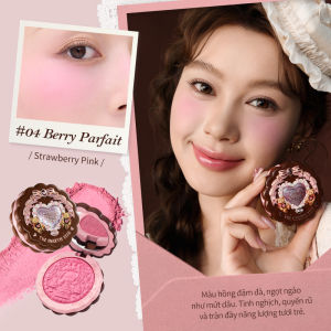 Flower Knows The Sweetie Bear Collection Silk Satin Blush má hồng Kết cấu nhẹ và mượt Tươi tắn và dịu dàng Phù hợp để sử dụng hàng ngày makeup