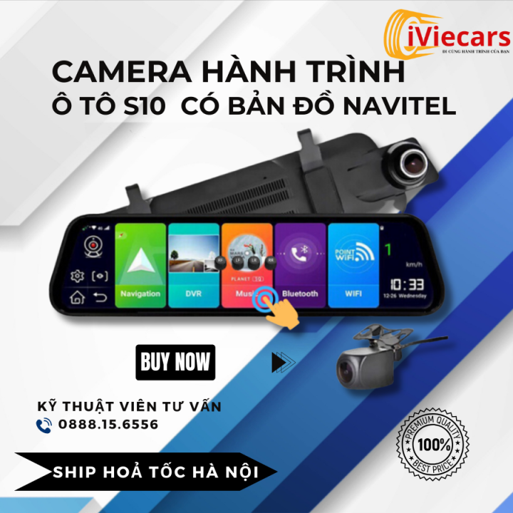 Camera Hành Trình Ô Tô S10 Vietmap S2 Bản Quyền Vĩnh Viễn Có Bản Đồ ...