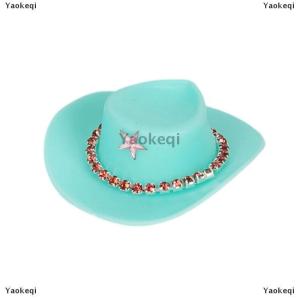 [COD] Yaokeqi 4Pcs Miniature Plastic Doll Hat Western Cowboy Hat Cowgirl Hat For Dolls Decoration Accessories