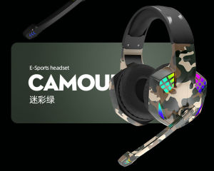 Game Headphones Gaming Headsets Bass Stereo Over-Head Earphone Wired Headset For Computer PS4 Xbox