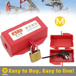 【Fast Shipping】 Plug Lockout Household Appliance Power Plug Lock Box Washing Machine Washer TV Air Conditioning Industrial Electrical Plug Lock Plug-Lock-Out-Box