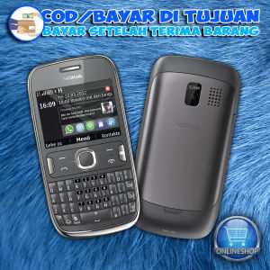 Nokia 302 Asha Dual Sim Qwerty Klasik Unik Kamera Bluetooth Bergaransi