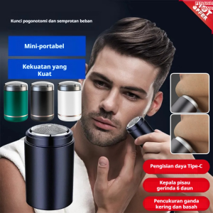 ✨[Sentuhan halus]✨ Alat Cukur Mini Elektrik/Alat Cukur Elektrik Mini Pencukur Jenggot Kumis Elektrik Shaver/Alat Cukur Elektrik Mini Portable Rechargeable / Shaver USB Pencukur Kumis Alis Jenggot Cambang Bulu Kaki Ketiak/Electric Mini Shaver