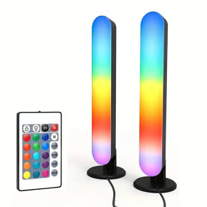 Smart Led Strip Lights With Remote Control RGB Light Bar Lamp mood light Sync With-music Atmosphere Decoration Desktop For-room Gaming-tv Pickup Home Decor Living Room Night 12345