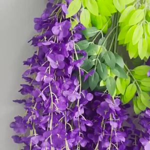 Dây Hoa Tử Đằng Giả 110cm Hoa Lụa Treo Tường Decor Phòng Trang Trí Tiệc Cưới Quán Cafe Sân Vườn