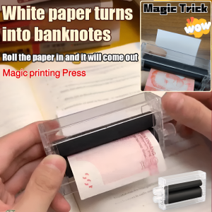 Printing Machine Magic Props White Paper Into Money Fun Magic Prop Money Maker Realistic Magic Trick Tool