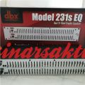 equalizer dbx 231s 231 s 2 x 31 band equaliser. 