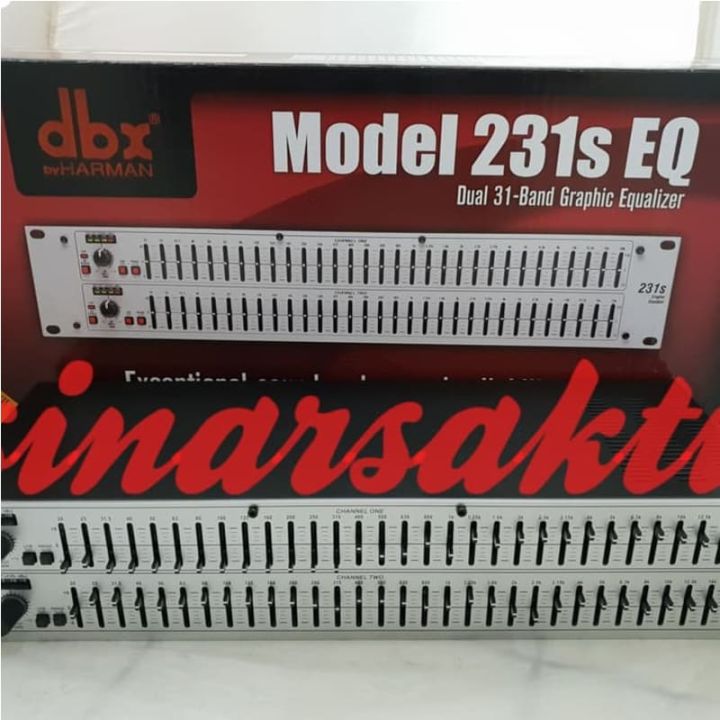 equalizer dbx 231s 231 s 2 x 31 band equaliser