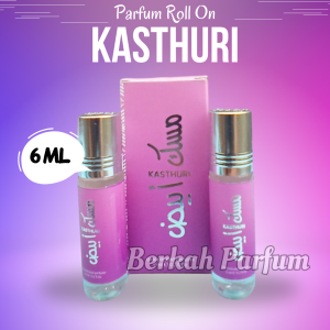Parfum Cowok Tahan Lama Minyak Wangi Non Alkohol Pria Parpum Sholat Awet Kasthuri 6ml