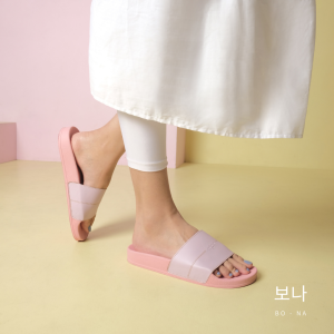 Sandal Wanita Slop Cogen Slide Rubber Bona Series - Bona Purple