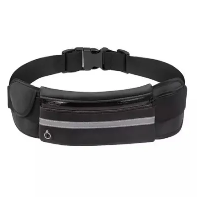 Sports Running Waist Belt Bags Waterproof Portable Belt Bag w/ Elastic strap and Reflective strip
