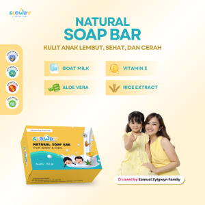 ( Glowby) Sabun Pencerah Kulit Wajah dan Badan Bayi Anak