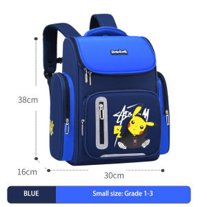 ใหม่ Pikachu เป้สะพายหลังลายอวกาศกระเป๋านักเรียน1-6เกรดกันน้ำส่วนบุคคลกระเป๋านักเรียน