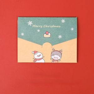 MMLUCK Family DIY Friends New Year Gifts Wishes Letters Festival Christmas Postcard Blessing Cards Greeting Cards Thank You Cards