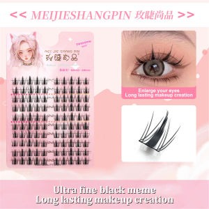 Trotinic | False Eyelash Long-lasting Curling Cartoon Single Cluster Segmented Easy To Remove Eyelashes Sunflower Cat Genie 10 Rows big Capacity Eye Makeup Accessories